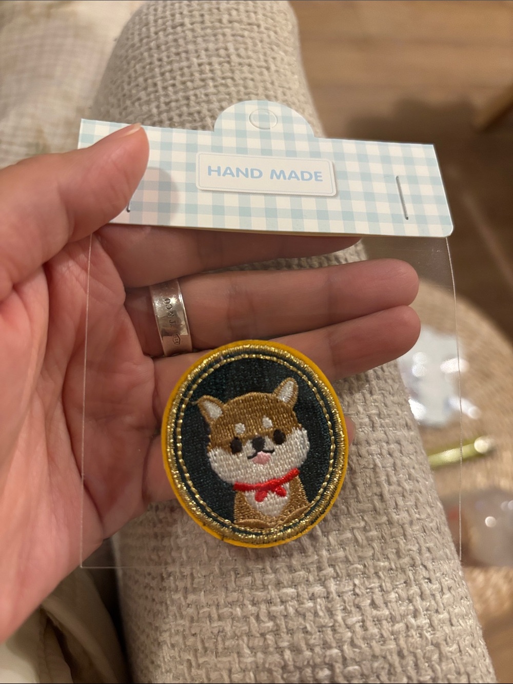 🐕Shiba-Inu Embroidered Self-Adhesive/ 🧵 Sew-on Embroidery Patch 🐾